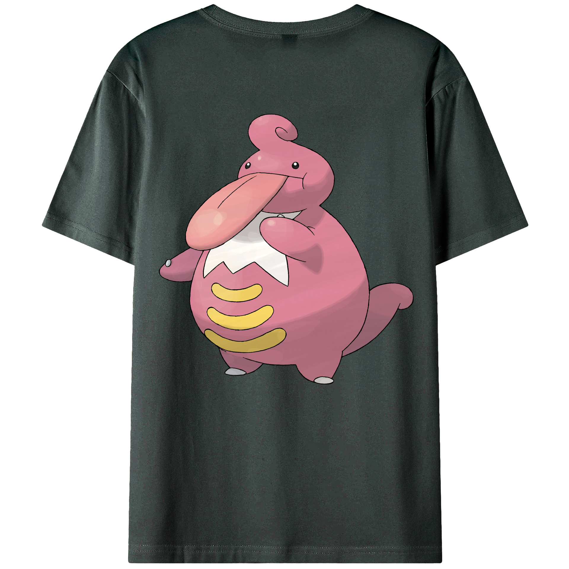 （画像用） ポケットモンスター Pokémon 綿100％ メンズ半袖Tシャツ（バックプリント） 通気性